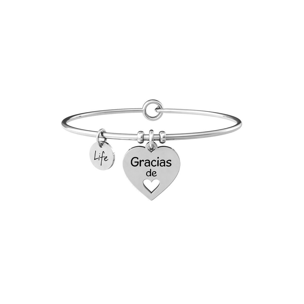 Pulsera de acero Kidult Gracias