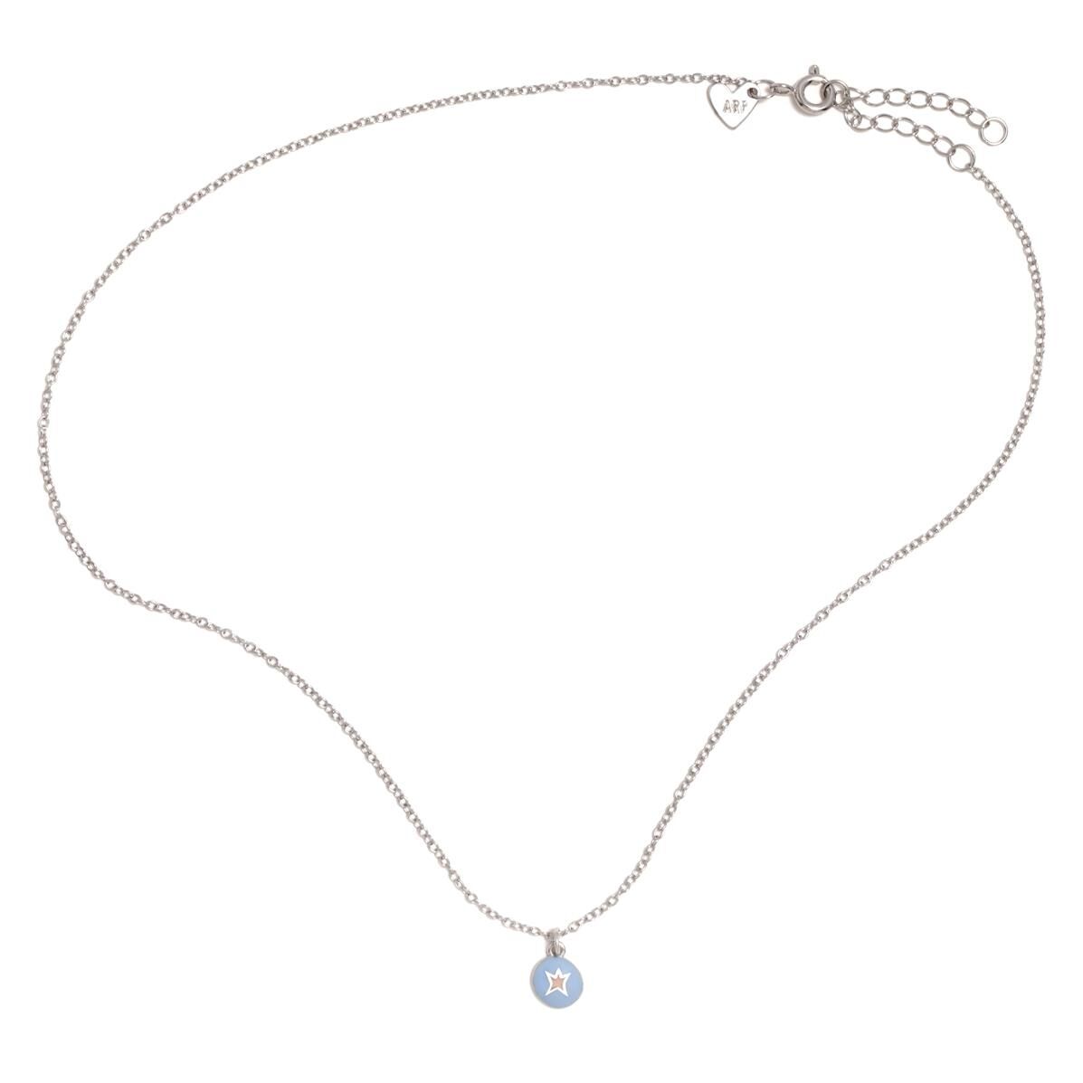 Colgante plata Agatha Ruiz de la Prada azul con estrella - Imagen 2