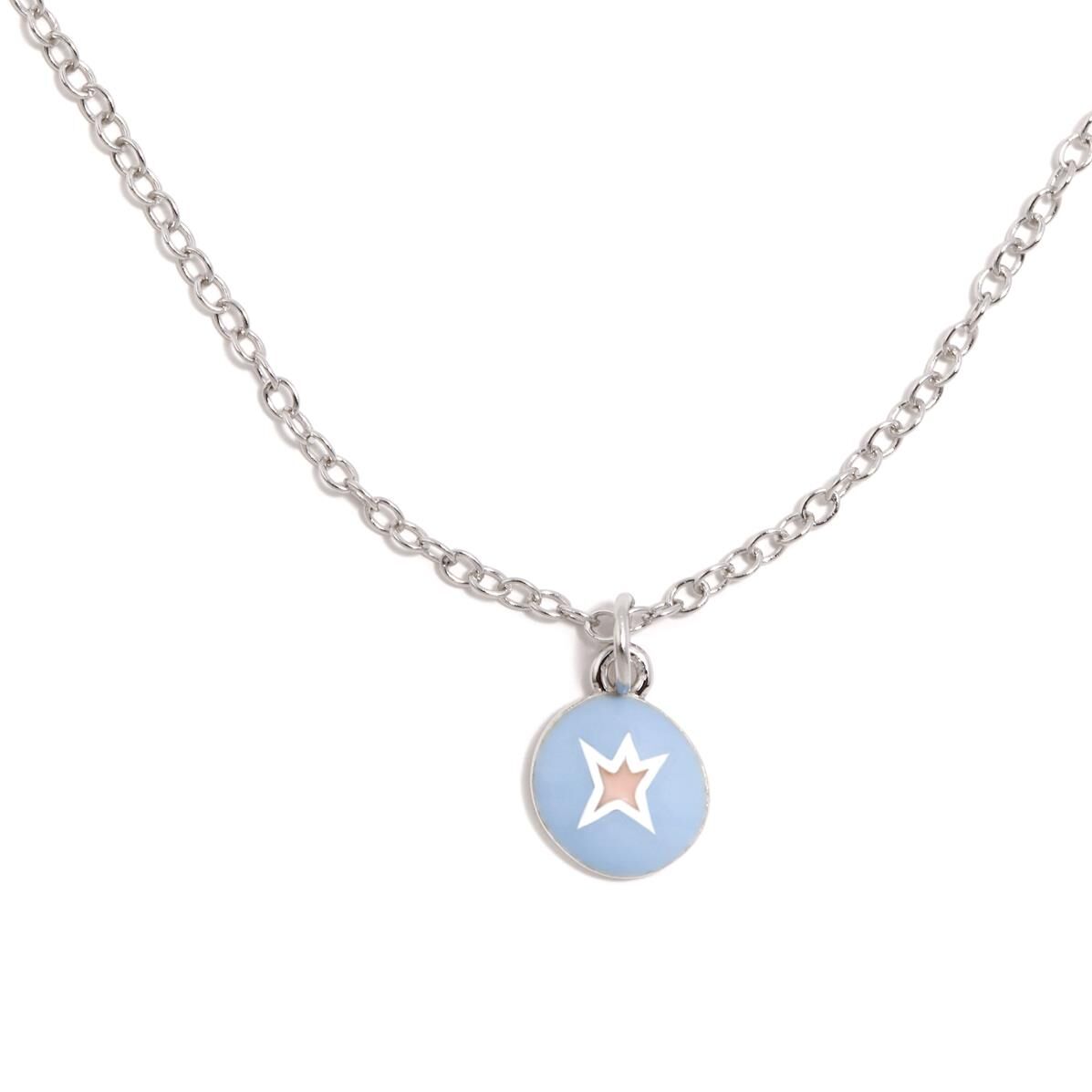 Colgante plata Agatha Ruiz de la Prada azul con estrella