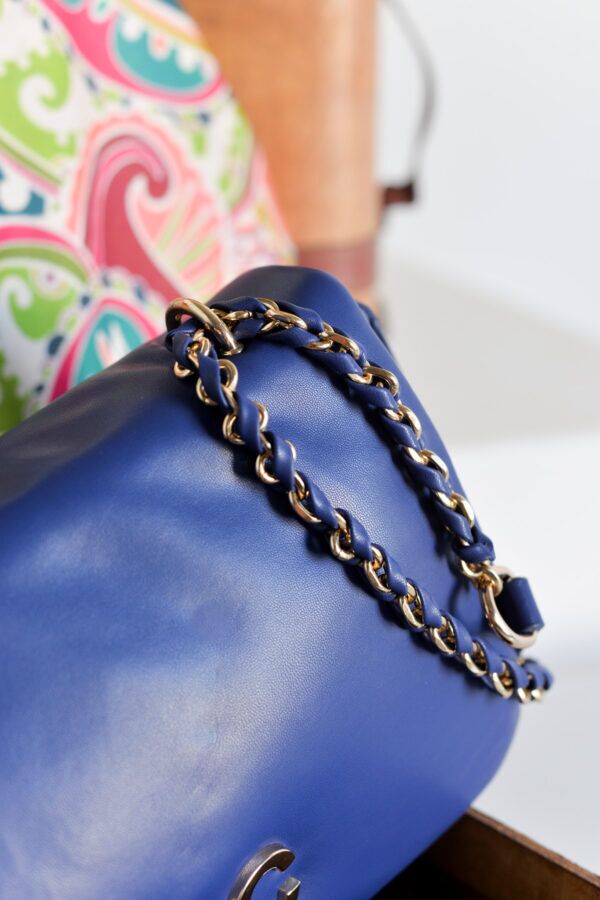 Bandolera Noco efecto puffy azul - Imagen 2