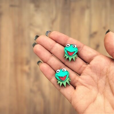 Pendientes rana Gustavo mini - Imagen 2