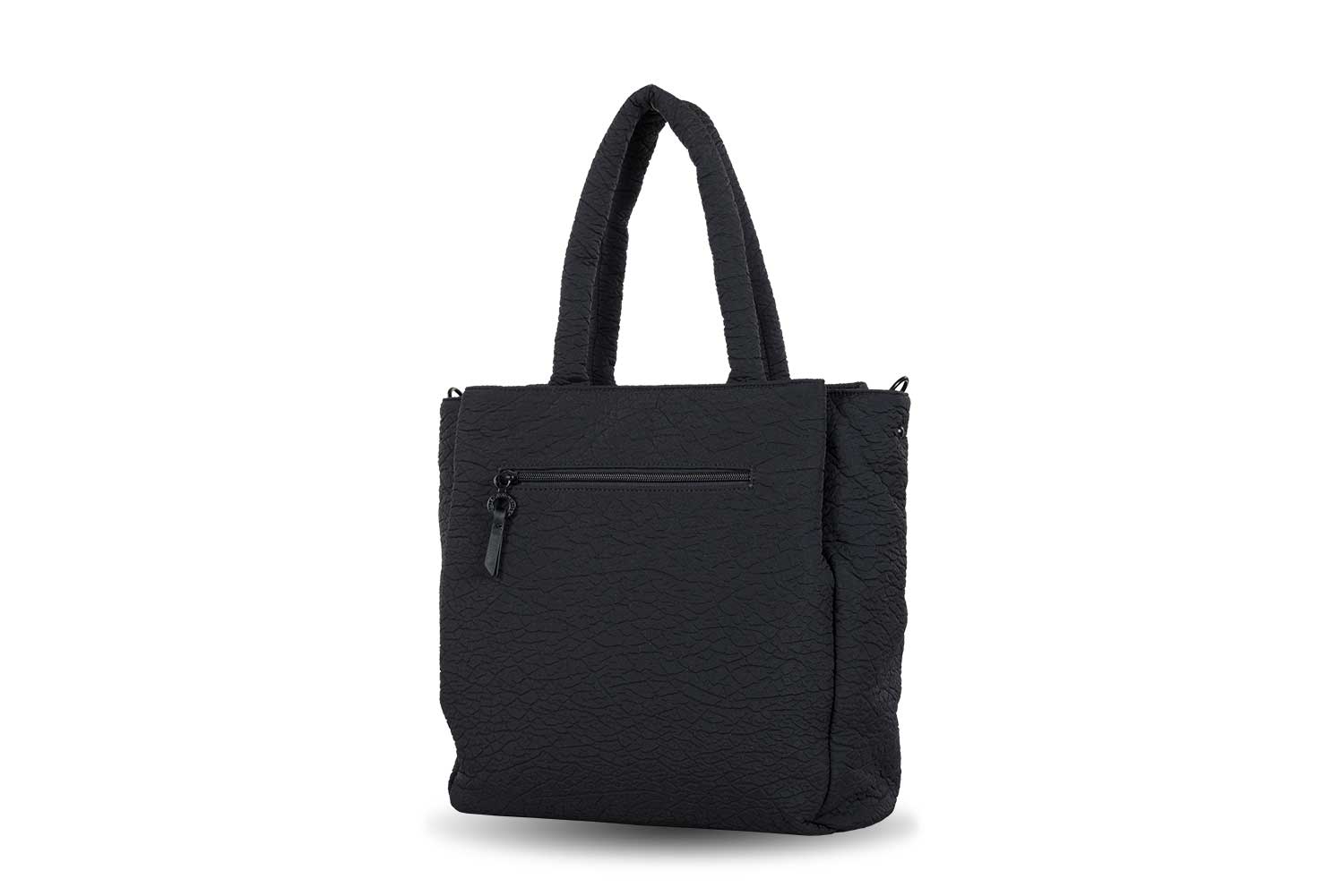 Bolso shopper Devota&Lomba Elephant negro - Imagen 3