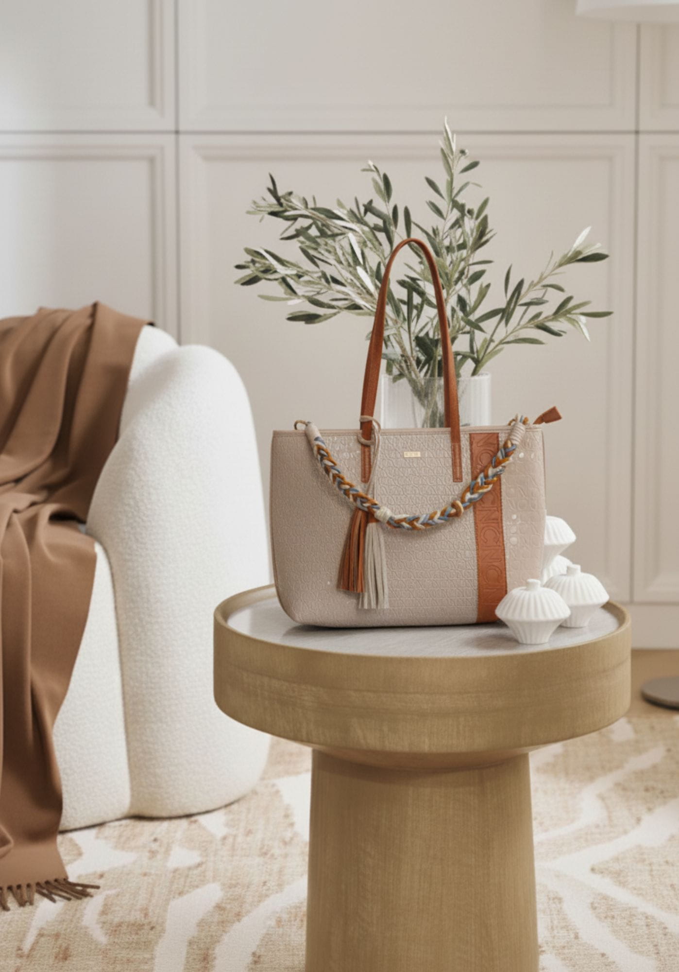 Bolso Shopping Noco beige