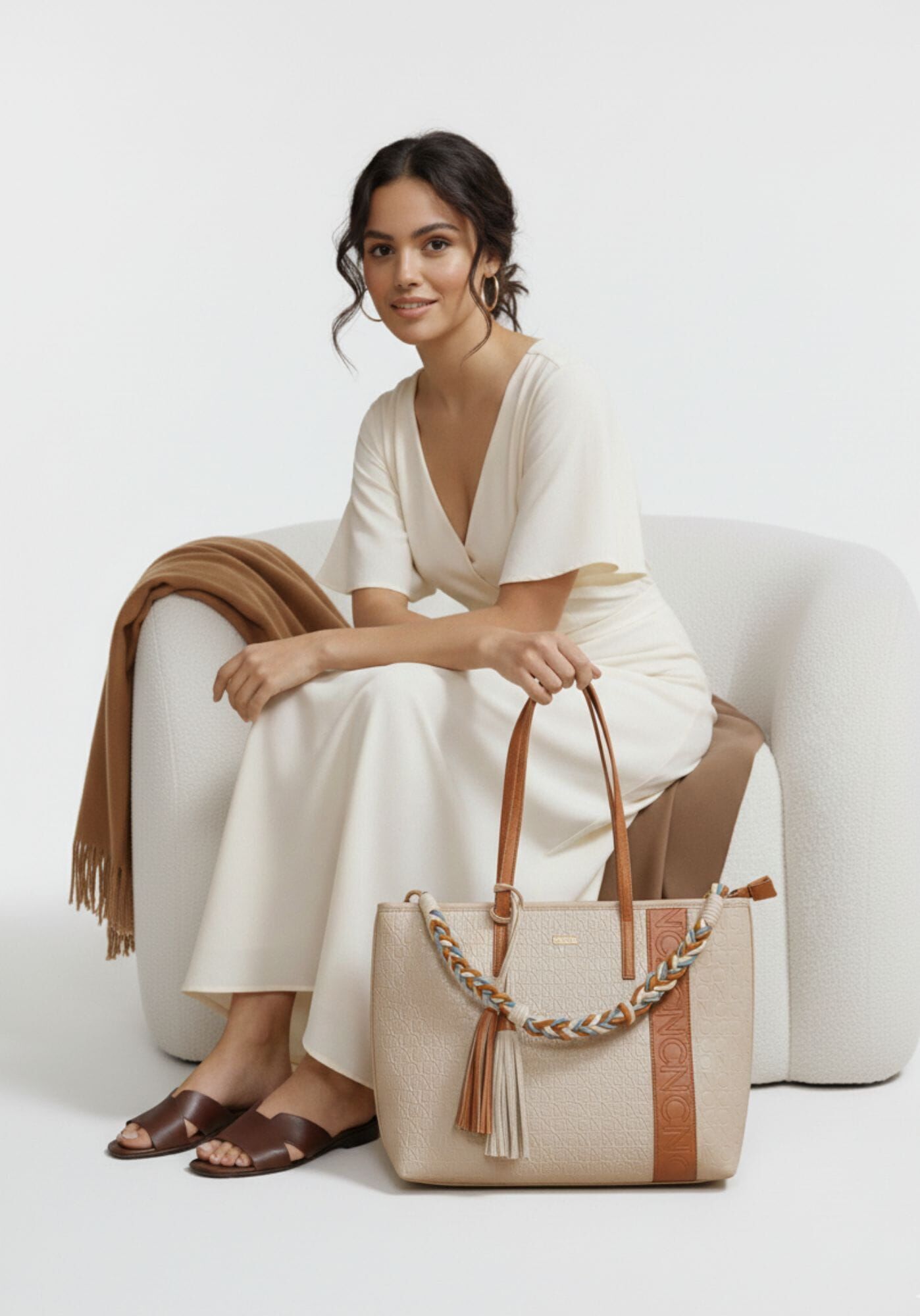 Bolso Shopping Noco beige - Imagen 3