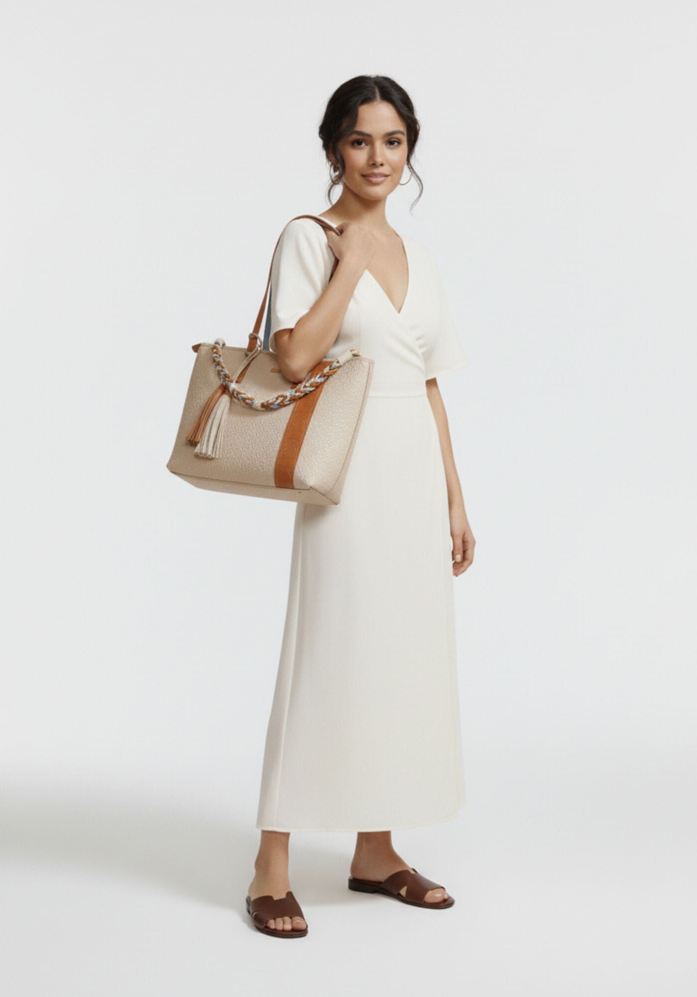 Bolso Shopping Noco beige - Imagen 2