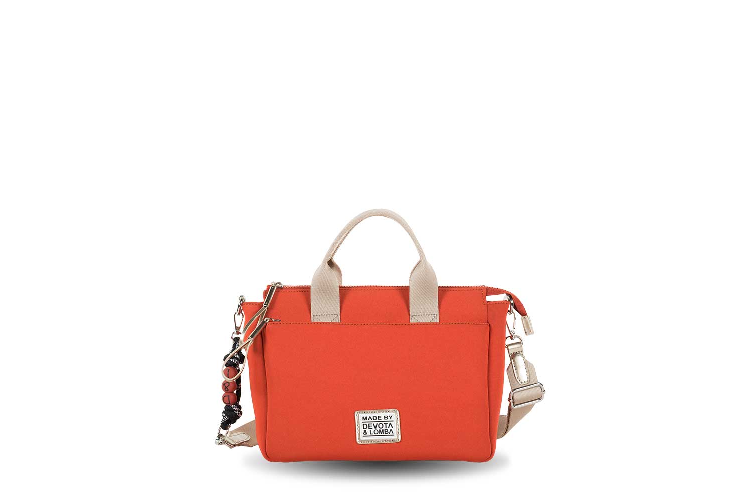 Bolso mano Devota & Lomba Neo neopreno teja