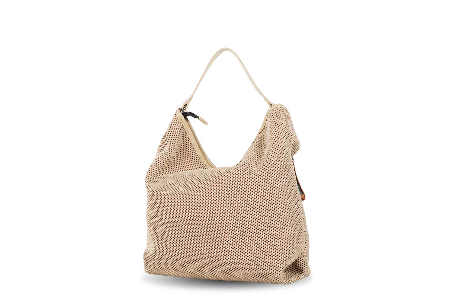 Bolso Hobo Devota & Lomba Net rejilla taupe - Imagen 3