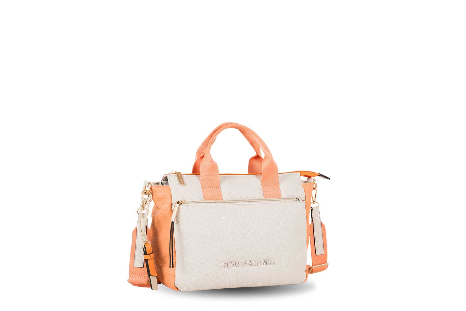 Bolso mano bandolera Devota & Lomba Fever blanco roto - Imagen 2