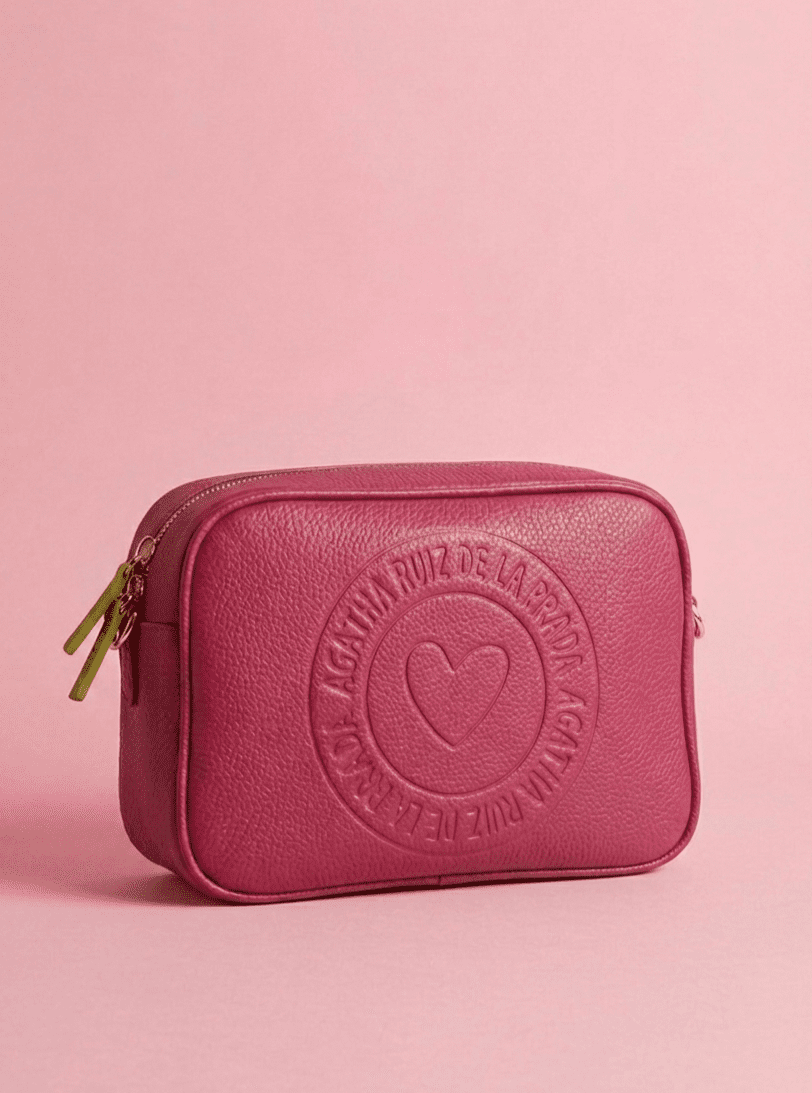 Bandolera Agatha Ruiz de la Prada logo fucsia