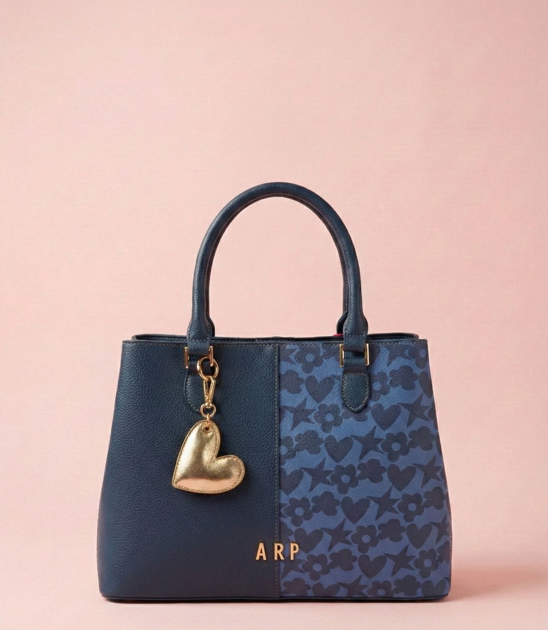 Bolso mano Agatha Ruiz de la Prada doble estampado azul