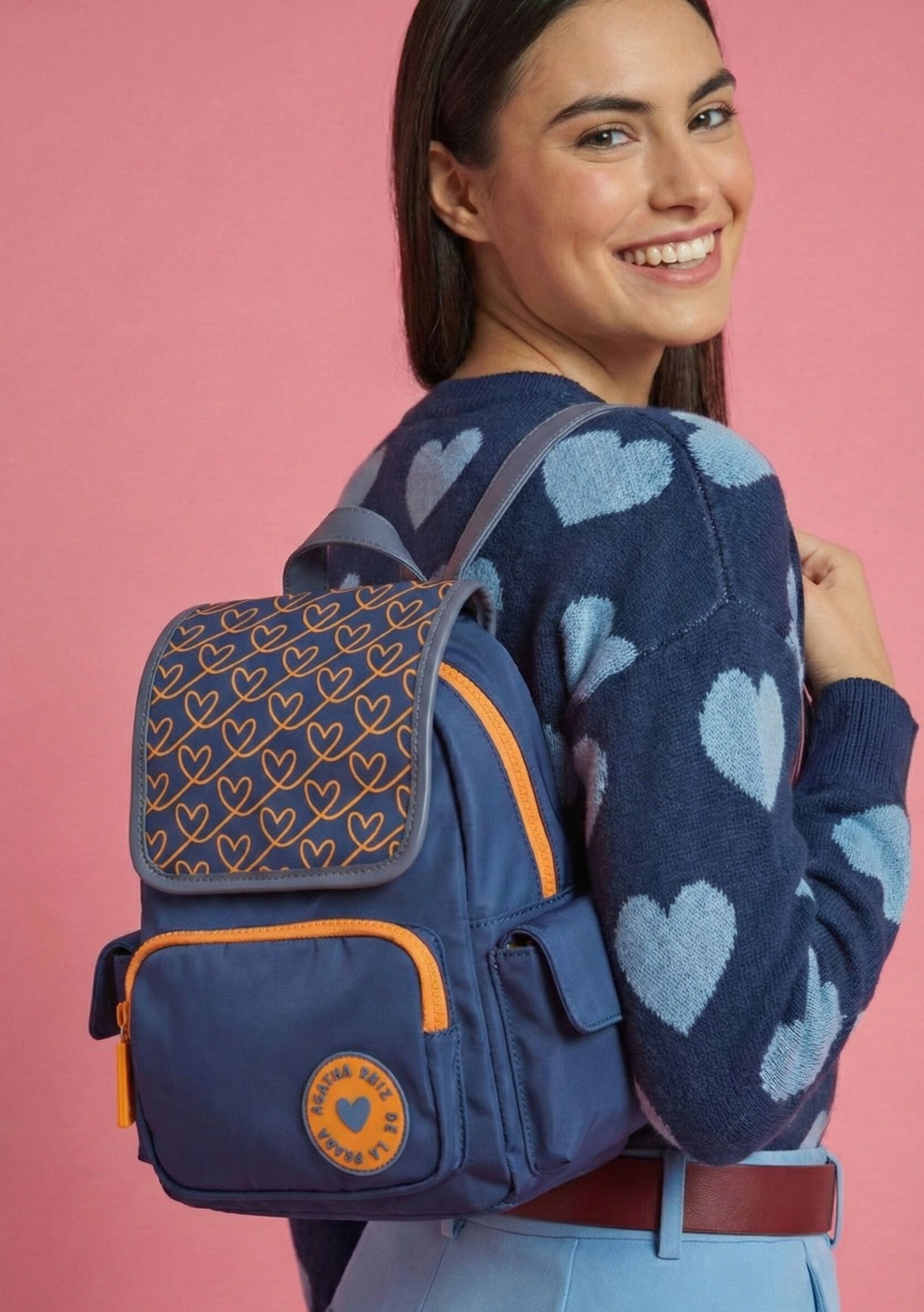Mochila Agatha Ruiz de la Prada bolsillos azul