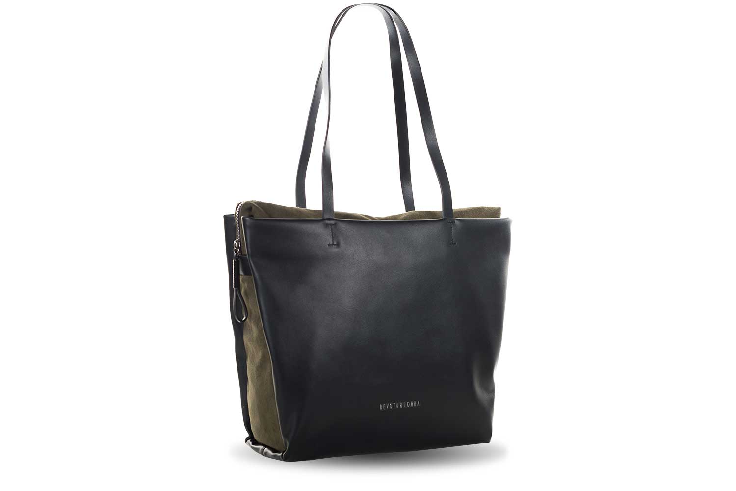 Bolso shopper Devota & Lomba Seren negro - Imagen 2