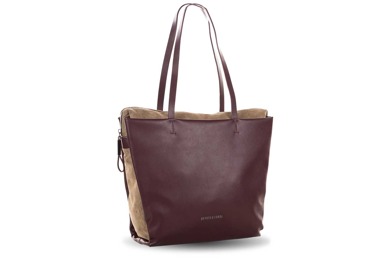 Bolso shopper Devota & Lomba Seren burdeos - Imagen 2