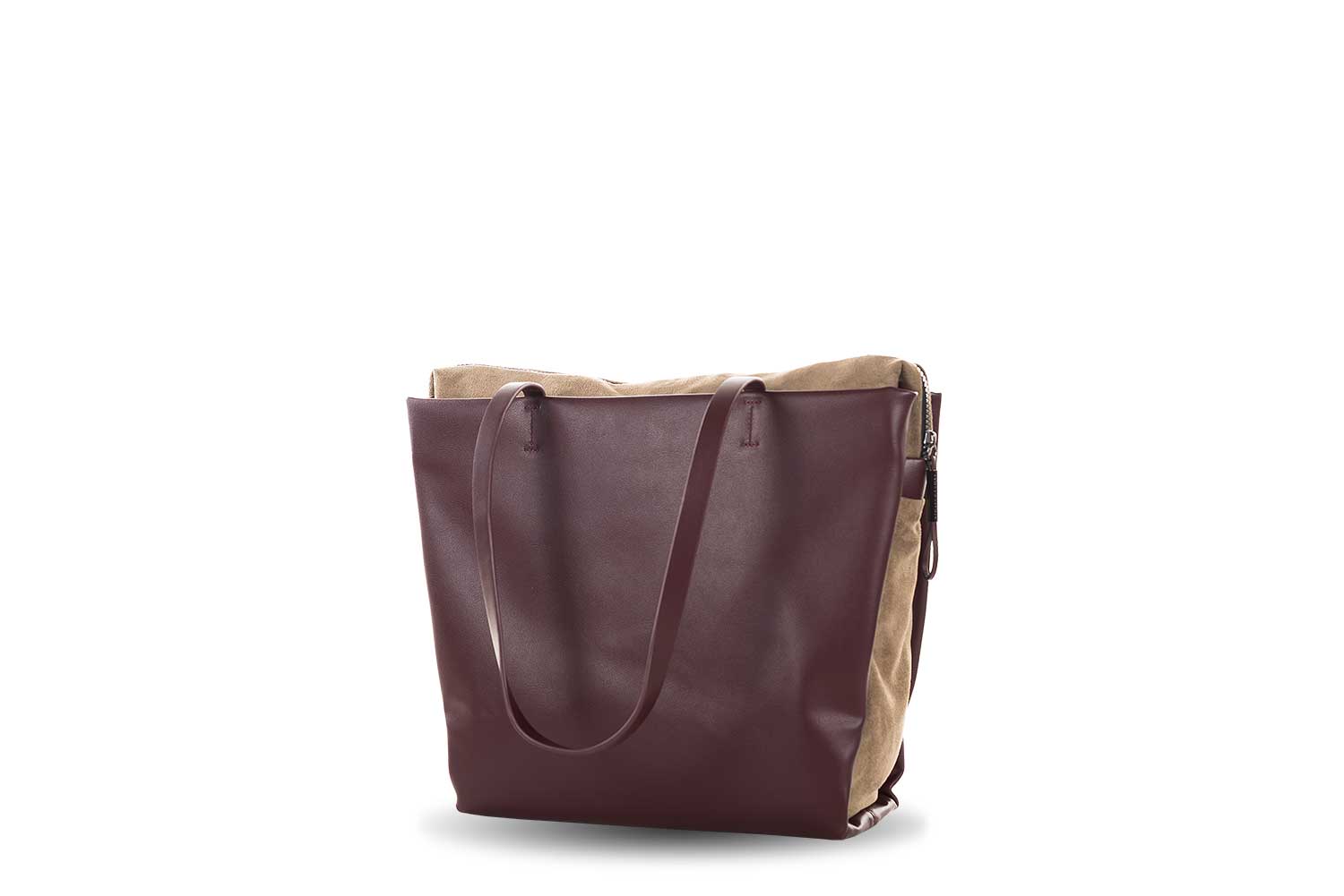 Bolso shopper Devota & Lomba Seren burdeos - Imagen 3