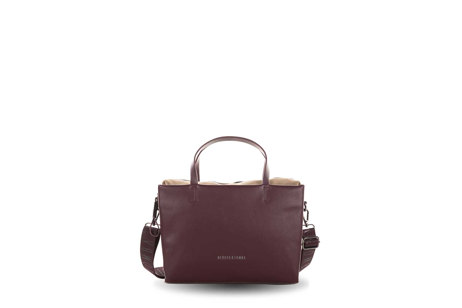 Bolso mano bandolera Devota & Lomba Seren burdeos