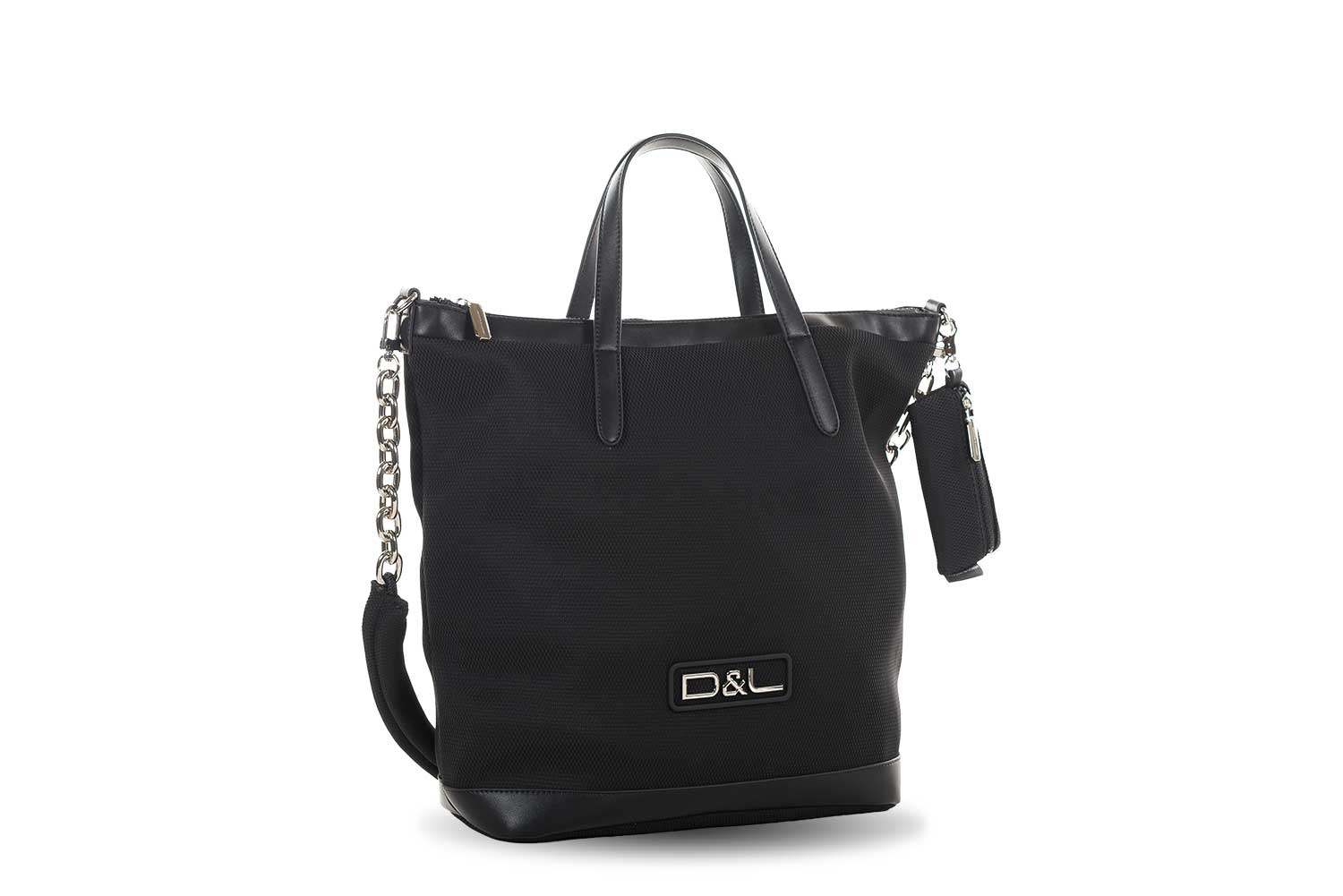 Bolso mano bandolera Devota & Lomba Nomad negra - Imagen 2