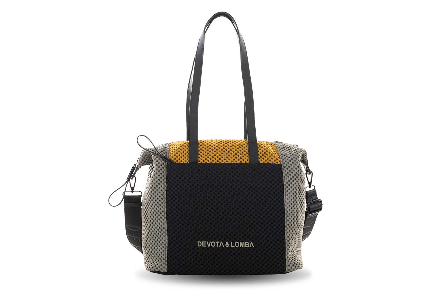 Bolso shopper Devota & Lomba Glow negro
