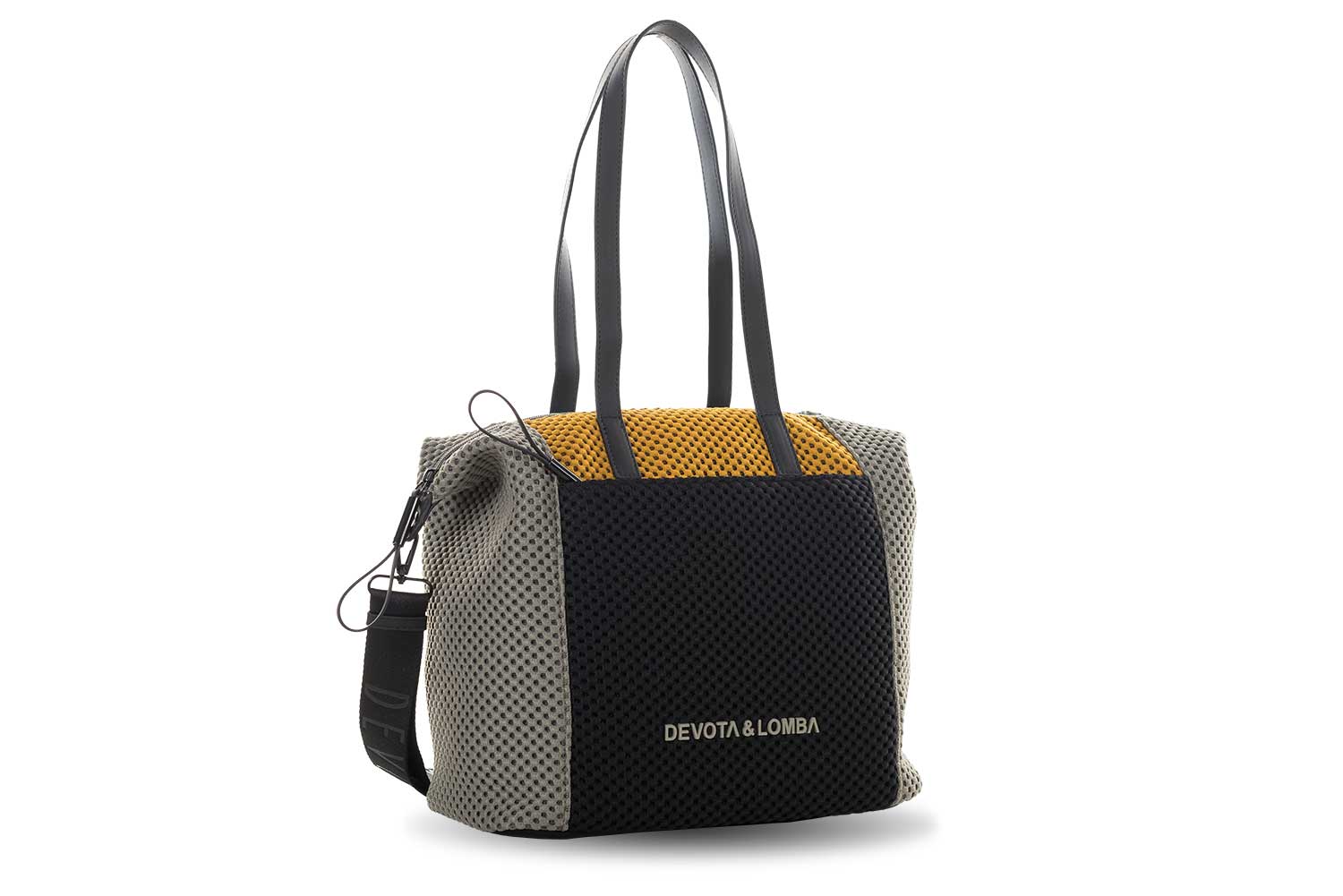 Bolso shopper Devota & Lomba Glow negro - Imagen 2